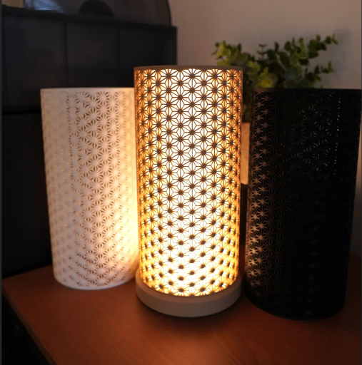 Kumiko Japanese Pattern LED Lamp - Home Decorator Lamp view 4